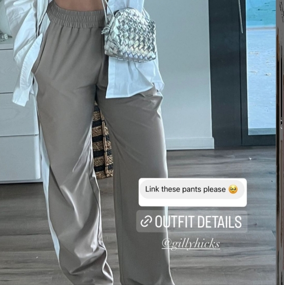 Gilly hicks hollister lightweight track stripe wide pants - Picture 2 of 5